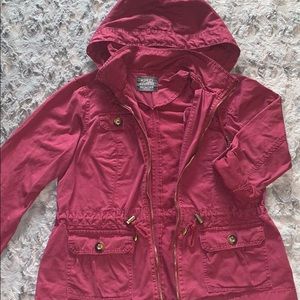 Burgundy Cargo Jacket